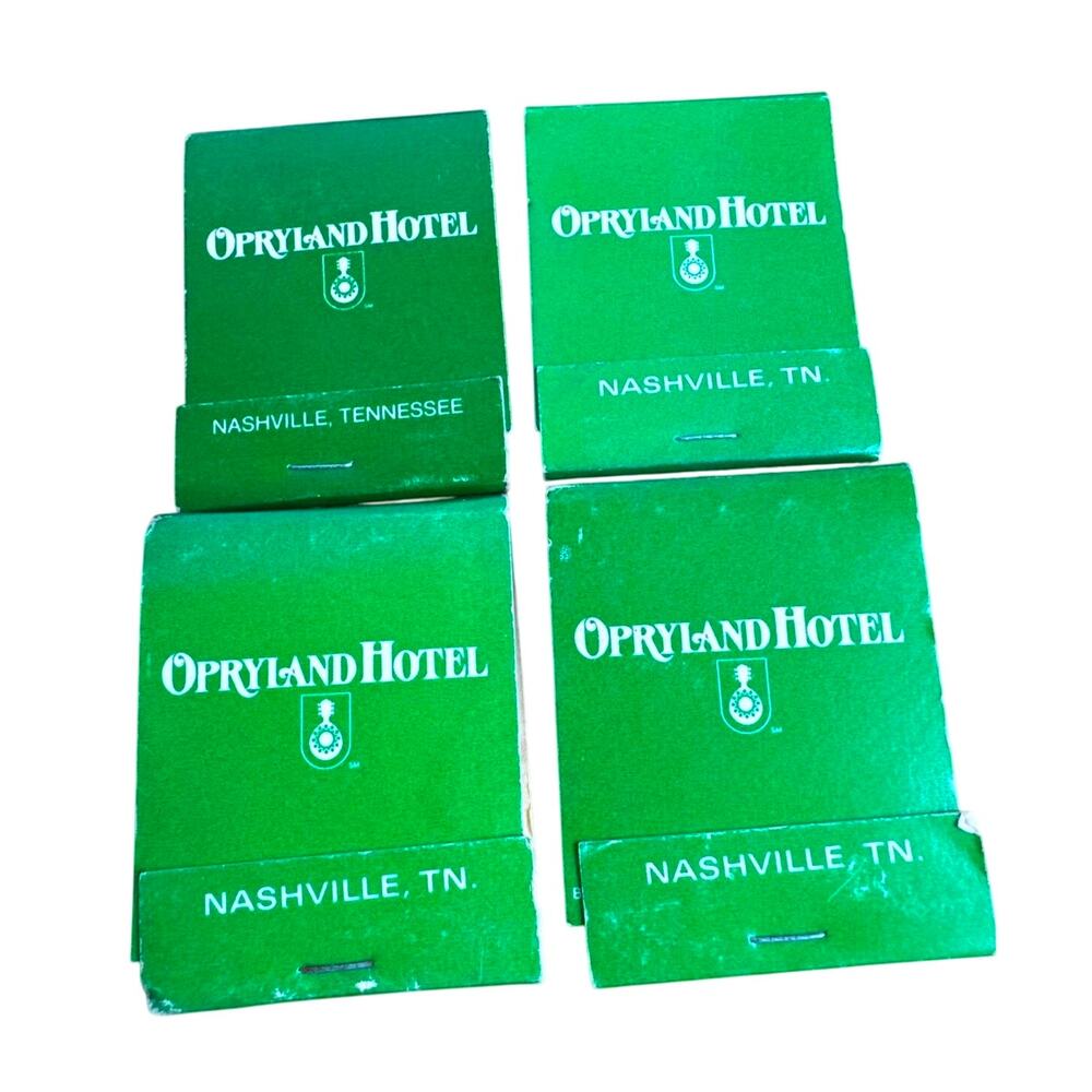 Vintage Nashville Opryland Hotel Matchbook Lot Music City Grand Ole Opry TN